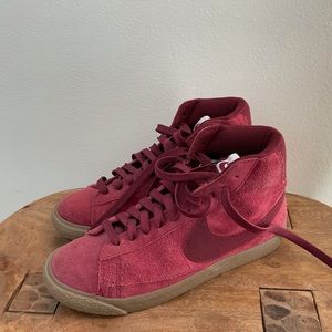 Nike Blazer Mid GS Shoe Red Youth 6